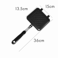 FORIDE 2X Grilled Sandwich Maker,Bread Toast Breakfast Machine,Hot Sandwich Pan,Nonstick Aluminum Flip Pan,Kitchen Tool. 