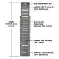 Music Nomad Fret Shield™ - Total Fretboard Protector Guard Tool for Fret Polishing on 24.75" Guitar Fret Scales - not recommended for Gibson - MN804. 