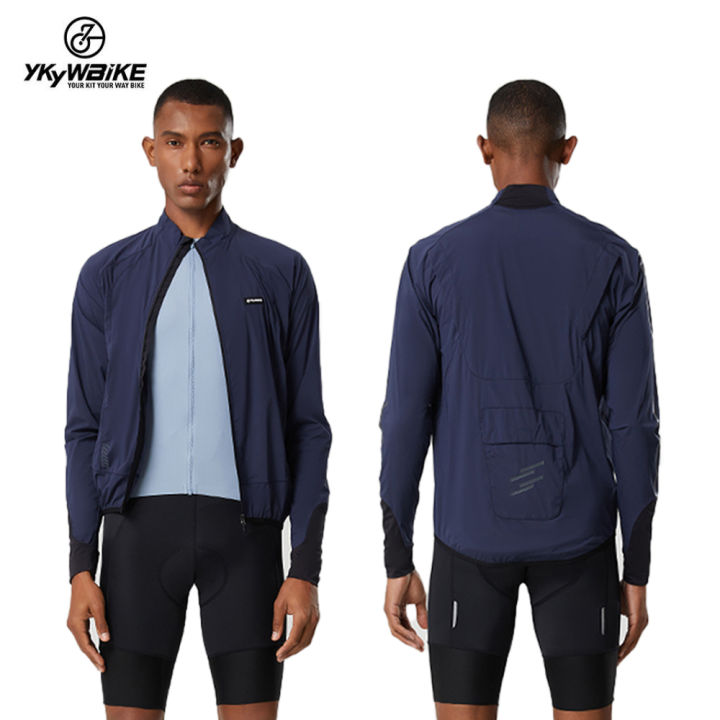 HOT%20YKYWBIKE%20Cycling%20Windbreaker%20Jacket%20Jersey%20Men%20Windproof%20Long%20Sleeve%20Breathable%20Bicycle%20Windbreaker%20Lightweight%20Packable%20Coat%20-%20Image%203