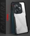 Mobile Cover for Realme GT 6T 5G | GT 6 - (Hard | Hybrid PC + TPU | Full Armour Device & Camera Protection | Phone Back Case | Black). 