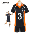 Lanyun Anime Haikyuu Hinata Shoyo Karasuno High School Volleyball Sportswear Sales promotion Christma Party Cosplay Short Sleeve Short Jersey Uniform. 