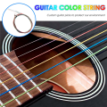 Set Rainbow Colorful Color String for Acoustic Guitar. 