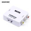 Mini Hd Video Converter Box Hdmi Rca Av/Cvsb L/R Video Adapter. 