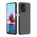 Redmi Note 10 /  10s Smoked Cover Protective Shockproof Matte Hard Back Case Cover for Redmi Note 10 / Redmi Note 10s (Black). 