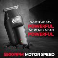Beardo Apex Go Trimmer for Men - 80-Min Run Time - Powerful 5500 RPM motor - Compact Travel-Friendly Design - Self-Sharpening Blades, 3 Comb Attachments, Type-C Charging, Digital Display | Gift For Brother & Friends. 
