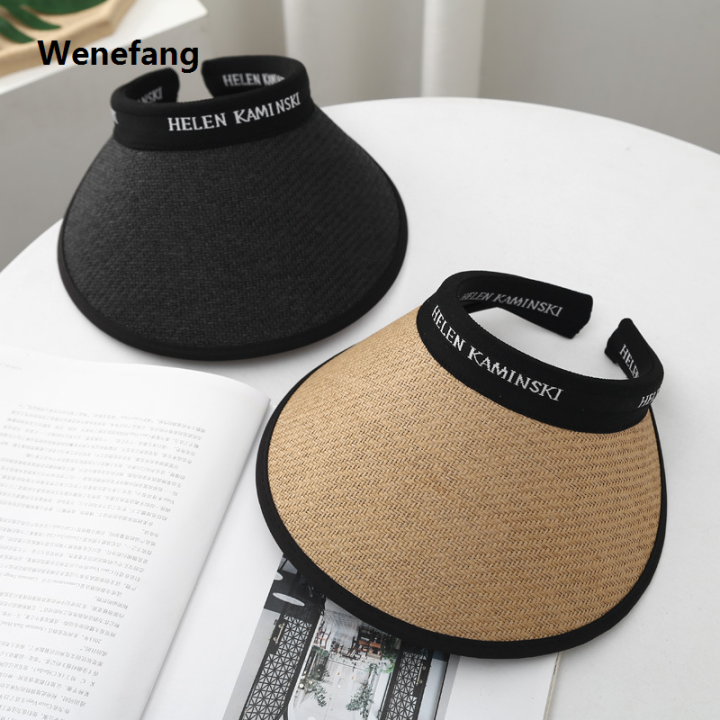 Wenefang%202025%20New%20Design%20Ladies%20Sun%20Hat%20with%20UPF%2050+%20UV%20Protection%20Large%20Brim%20Profesional%20Black%20Lining%20Empty%20Top%20Summer%20Hat%20for%20Riding%20Running%20Hiking%20-%20Image%205