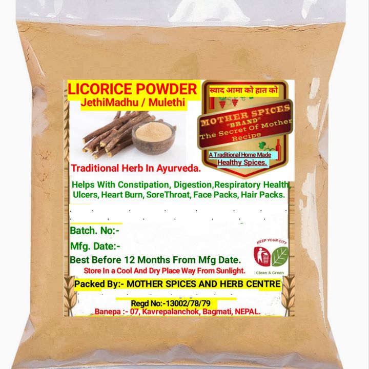 Licorice Powder ( Jethimadhu Mulethi Powder ) - 100 gm