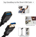 USB Extension Cable (1.5Meter). 