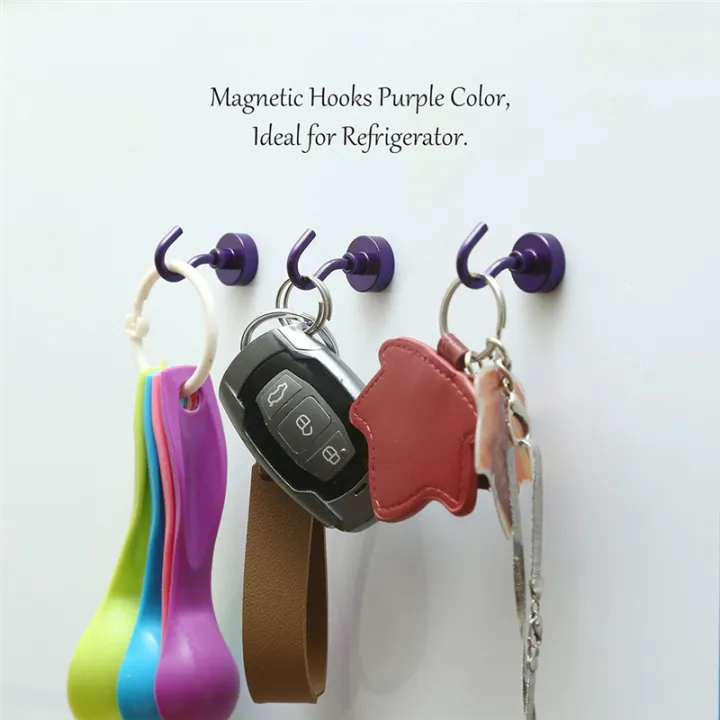 JAERBEE%20Magnetic%20Hooks,27Lb%20Heavy%20Duty%20Earth%20Magnets%20with%20Hook%20for%20Refrigerator,Cruise%20Hook%20for%20Hanging,%20(,%20Pack%20of%205)%20-%20Image%202
