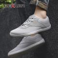DEKABR New Couple Shoes New Style Flying Weaving Breathable Basic Lace Up Pedaling Lazy Summer Casual Sneakers. 