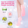 1 Pair Silicone Moisturizing Gel Heel Socks Exfoliating And Preventing Dryness Foot Skin Rejuvenation Foot Care Elastic Sock Cologo. 