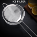 Cocktail Fine Strainer Stainless Steel Conical Mesh Strainer Professional Bar Tool. 