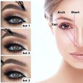 Eyebrow Pen Waterproof 4-Fork Tip Eyebrow Tattoo Pencil Long Lasting Professional Fine Sketch Liquid Eye Brow Pencil. 