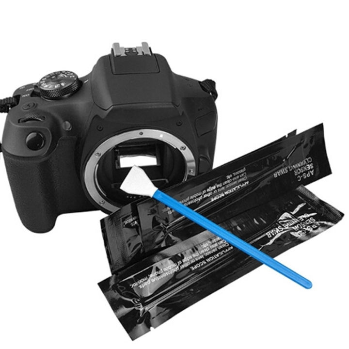 10pcs%20Camera%20Aps-C%20Sensor%20Cleaning%20Swab%20Kit%2016mm%2024mm%20Swab%20Brush%20For%20Digital%20Cameras%20-%20Image%202