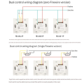 ThoughtHome Tuya Smart Switch Wifi and Rf Radio Frequency Smart Switch Zero Gold. 