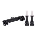 Double Dual Sport Camera Holder Handle Grip Monopod Mount for GoPro Hero 2 3 4. 