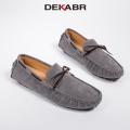 DEKABR Size 38~48 New Men Loafers Moccasins Casual Genuine Hide Shoes Fashion Men Slip on Driving Shoes Summer Style For Men. 