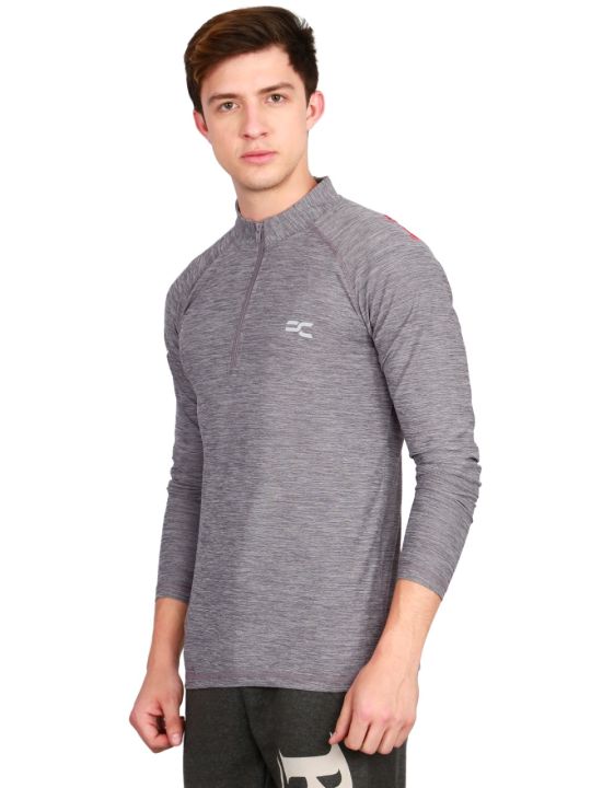 Rocclo%205072,%20Men's%20Full%20Sleve%20T-Shirts%20For%20Gym%20And%20Sports,%20Ultra%20Slim%20Material%20T-Shirt%20With%20Zipper%20%20Tanks%20-%20Image%203