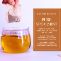 Spearmint Tea Bags | Pure Spearmint Tea | Tea Amo Nepal | 20 Pure Spearmint Tagless Tea Bags | Aids In Hormonal Balance. 