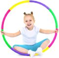 Zzoytoy Plastic 8 Pcs Exercise Fitness Hula Hoop Ring for Kids. 