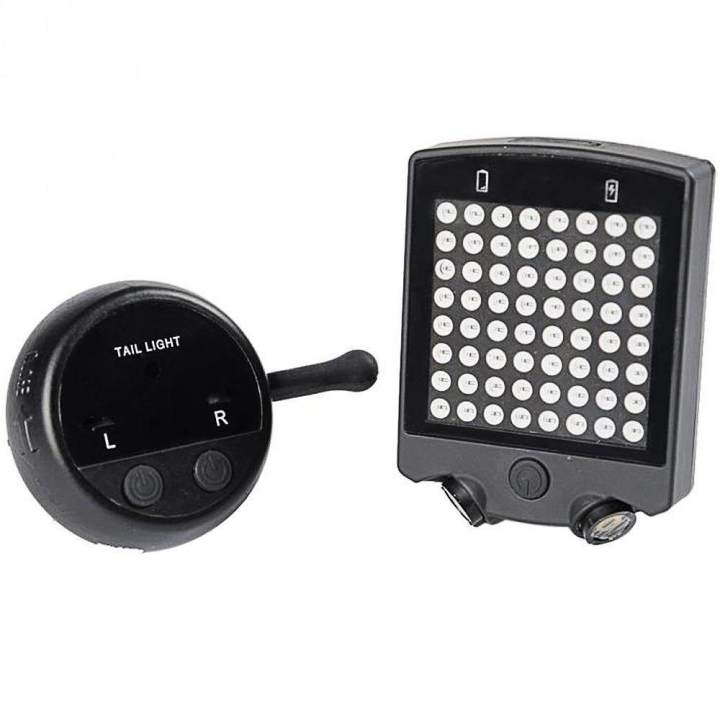 Remote Control Bicycle Bike Signal Light Taillight Laser Waterproof