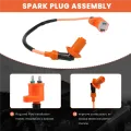 Motorcycle Modification Racing Ignition Coil Spark Plug CDI for GY6 GY6 50Cc 125Cc 150Cc 4-Stroke Engine Scooter Moped. 