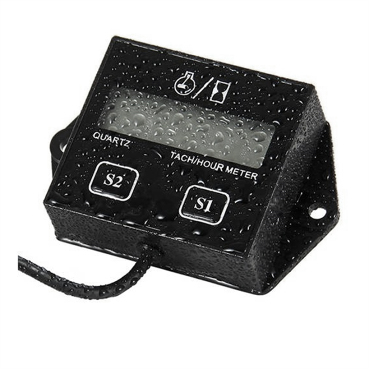 Engine%20Digital%20Display%20Tach%20Hour%20Meter%20Gauge%20Inductive%20Speedometer%20Car%20Stroke%20Tachometer%20Motorcycle%20Lawn%20Mower%20Black%20-%20Image%202