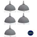 5 Pcs Fish Tank 3 Inch Bubble Stone Half Ball Shaped Air Stone For Aquarium Pond. 
