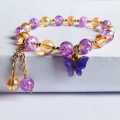 Colorful Elegant Glass Beads Bracelet For Women. 