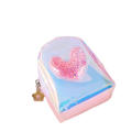 Bargain price Ware cosmetics gift must-have everyday accessories travel fastener PVC mini keychain Japanese-style INS heart-shaped bag lightweight accessories portable coin purse cute design keychain pendant friend finishing. 