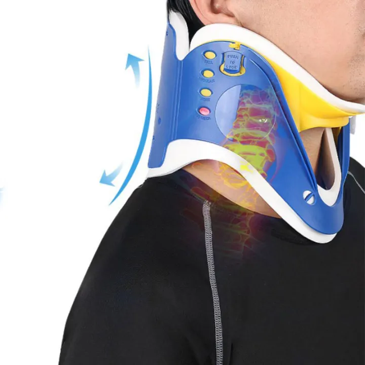 4%20Levels%20Neck%20Collar%20Cervical%20Traction%20Therapy%20Support%20Brace%20Adjustable%20Stretcher%20Protection%20Body%20Massager%20-%20Image%204