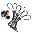New Adjustable Hair Rope Black Puff Ponytail Hair Ties African Puffs Afro Hair Band for Black Women Pineapple Hairstyles. 