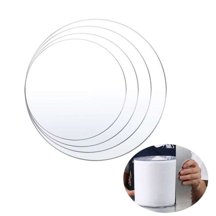 Cake Disc Useful Reusable Cake Disc Acrylic Layered Cakes Decorating Tools Clear ...