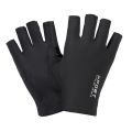 Thin Comfortable Driving Ridding Gloves Solid Color Silicone Men Elastic Gloves Ice Silk Gloves Non-slip Mittens Half Finger Gloves. 