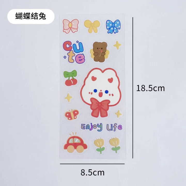 Yilan%20Cartoon%20Transparent%20PVC%20Journal%20Cute%20Thermos%20Cup%20No%20Trace%20Waterproof%20Water%20Bottle%20Decorative%20Stickers%20-%20Image%207