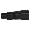 PDU UPS C14 to C5, IEC320 C13/C14 to C5/C6 Kettle Lead to PC Laptop Power Supply Cable Adapter. 