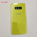 Original Back Glass For Samsung Galaxy S10 S10 Plus S10+ S10e Cover Rear Door Housing Panel With Camera Glass Lens Frame. 