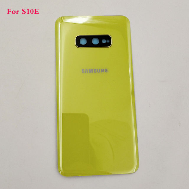 Original%20Back%20Glass%20For%20Samsung%20Galaxy%20S10%20S10%20Plus%20S10+%20S10e%20Cover%20Rear%20Door%20Housing%20Panel%20With%20Camera%20Glass%20Lens%20Frame%20-%20Image%202