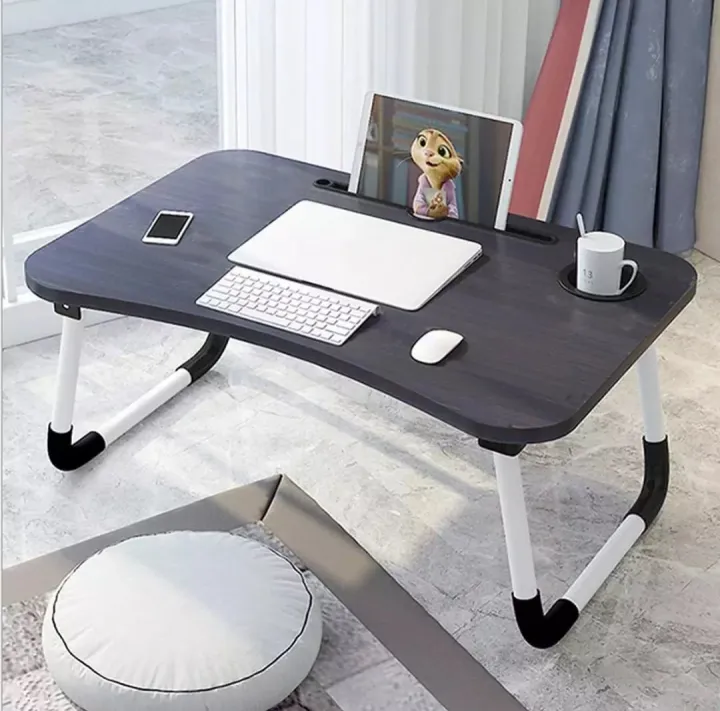 Smart%20Multi-Purpose%20Laptop%20Table%20Stand/Study%20Table/Bed%20Table/Foldable%20and%20Portable/Ergonomic%20&%20Rounded%20Edges/Non-Slip%20Legs/Engineered%20Pink/Color%20-%20Image%205