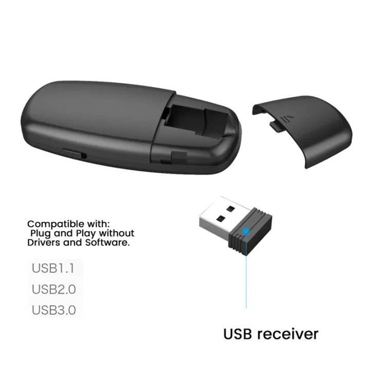 ARELENE%202.4GHz%20100M%20Wireless%20Mini%20Presenter%20Clicker%20for%20Office%20Power%20Point%20Pointer%20Remote%20Turn%20Volume%20Flip%20Pen%20-%20Image%205