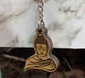 Buddha Wooden Key ring. 