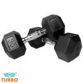 Hex Dumbbell 30 kg Pair  Rubber Hex Dumbbells  Good Quality. 