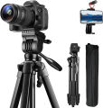 3366 Professional Tripod | Lightweight Tripod for Camera & Mobile | Aluminum Alloy Stand. 