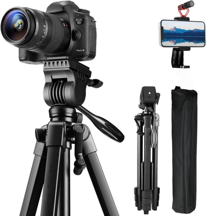 3366 Professional Tripod | Lightweight Tripod for Camera & Mobile | Aluminum Alloy Stand