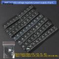 Wenefang 40/70PCS AMS1117 ADJ voltage regulator power supply chip IC asm1117 High Quality step-down chip 1.2V, 1.8V,1.5V,2.5V,3.3V,5.0V,ADJ, sot-223. 