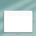 50 sheets per book Memo Pads PET Material Sticky Notes Transparent Simple Note Paper Scrapes Stickers Sticky. 