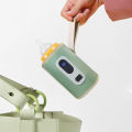 Portable U-SB Baby Milk Bottle Warmer 5 Speeds Digital Display Heat Keeper Milk Breastmilk Water. 