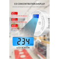 1 PCS Tuya Wifi Carbon Monoxide Detector with LCD Display 70DB Alarm Sound White ABS CO Gas Sensor Home Security Protection Smart Life. 