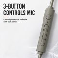 Elephu BassX 2020 earphones | 3.5mm jack | Boosted Bass| Volume Slider with Button and Silicon  MIC | Hi-Res Audio| Universal Compatible| silicon tip | 5U+ copper driver | 3 months Replacement | Stereo audio | Supports Gaming |. 