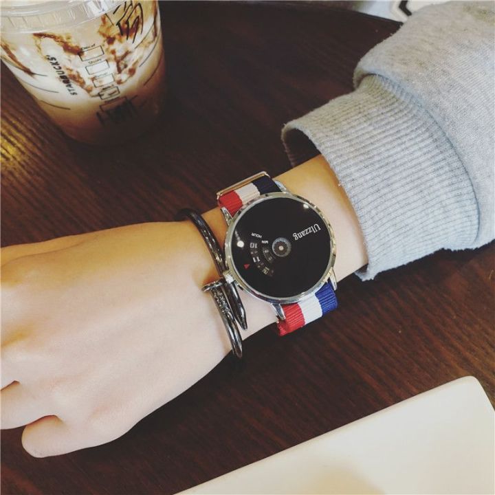 Couple%20Watches%20Pair%20Personality%20Men%20and%20Women%20ulzzang%20Fashion%20Canvas%20Strap%20Creative%20Quartz%20Watch%20-%20Image%203